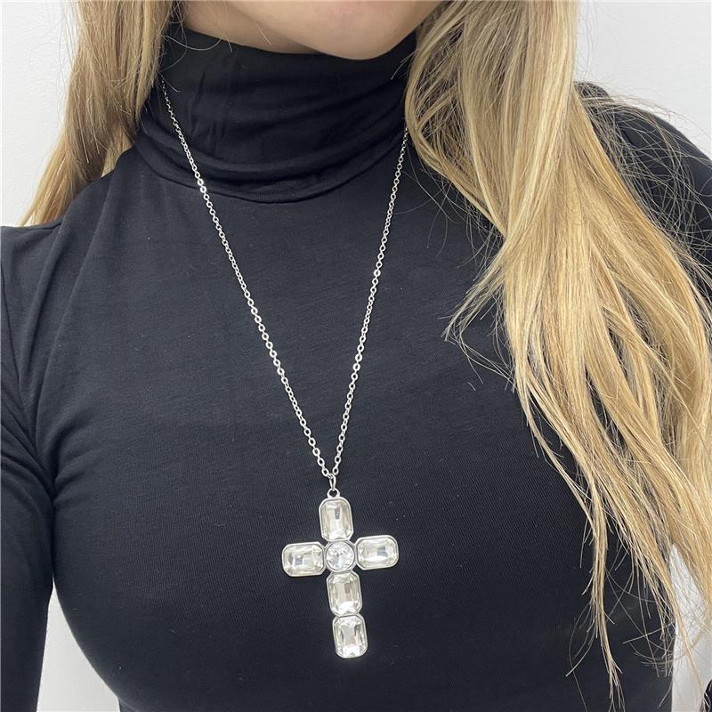 collana cruz modern